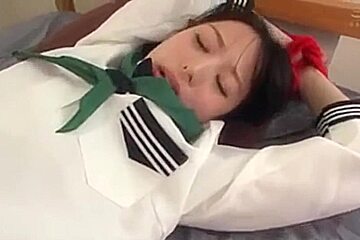 04396 Beautiful girl faints in agony