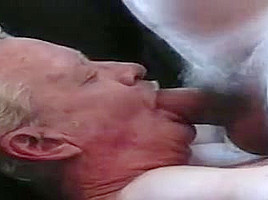 2 Grandpas play and cum