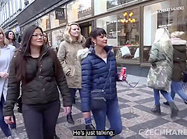 20 Nymphs Hunt Men In The Street With 18 Years