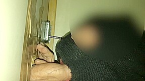 23cm dick fucking me at the gloryhole aargau