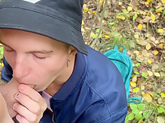 #376 Guy Catches Guy Jerking Off In The Woods And Joins To Fuck Him
