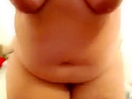 55 y o fat ass mature teasing & masturbating - 2