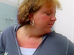 A Stunning German Bbw Enjoys Playing With Her Favorite Dildo
