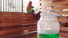 A man having sex with his wife magically