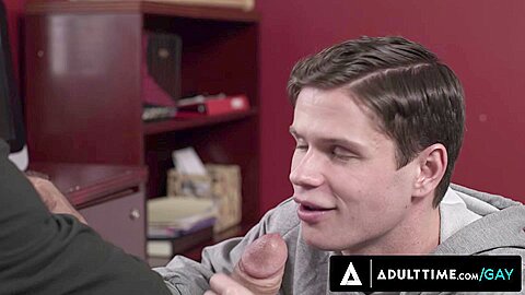 ADULT TIME - DILF Coach Drew Sebastian Drills Twink Cheerleader And His Jock BF In The Same Day