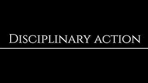 APPRENTICE MONROE Chapter 3 - Disciplinary Action