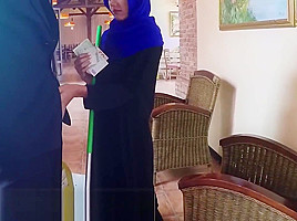 ARABS EXPOSED - Poor Janitor Gets Extra Money From Boss In Exchange For Sex