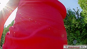 All Internal Hanna Sweet gets sperm load in pussy after oiling up