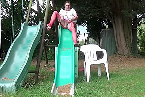 Amateur Outdoor Transvestite Sounding Urethral Lingerie 202