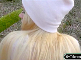 Amateur blondie Czech girl Kiara banged in exchange for money