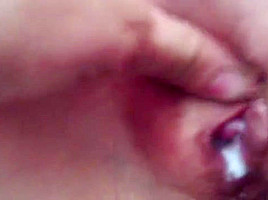 Amateur college girl double creampie