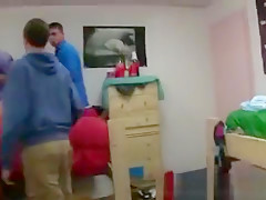 Amateur gay fucking in a dormitory