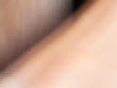 Amateur upskirt movie shows a hot brunette with yummy pussy lips