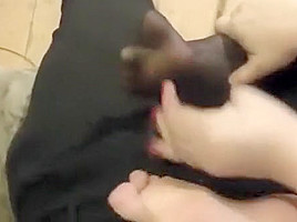 Amazing BBW, Foot Job sex movie