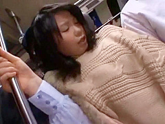 Amazing Japanese model Madoka Kitahara, Risa Murakami in Horny Public, Stockings JAV movie