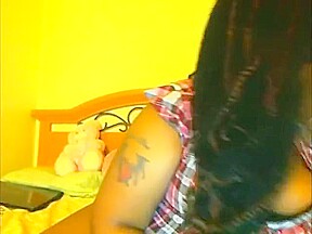 Amazing boobs webcam show of ebony bbw