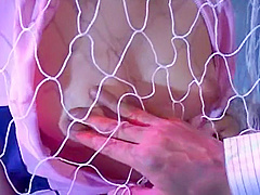 Amazing homemade Dildos/Toys, Fishnet porn video