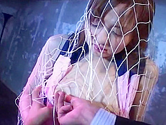 Amazing homemade Dildos/Toys, Fishnet porn video