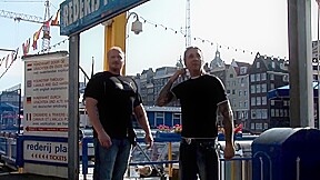 Amsterdam Prostitute Rides Tourists Cock