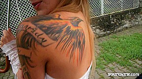 Angel Piaff, Perfect Tattoed Blonde In A Pov Casting
