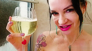 Angie Noir in Step Mom Swallows my Pee and Cum