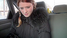 Anika in girl gets picked up and gives blowjob in the car