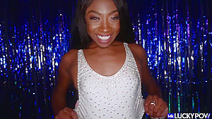 Anne Amari - Gorgeous Ebony Covered In Sperm In Hq