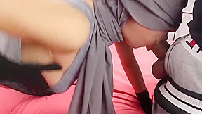 Arabteen - Beautiful Hijab Teen 18+ Gives A Deepthroat Pmv