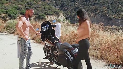 Ashley Adams Insane Outdoor Porn Video