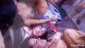 Ashley Cumstar - Creampie Gangbang For German Bbw And Asian