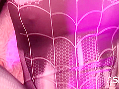 Asian Spidergirl In Tight Suit Creampied  Special Halloween!