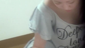 Asian teen 18+ fingers cunt on floor