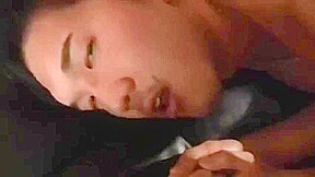 Asian twink fucked by huge dildo