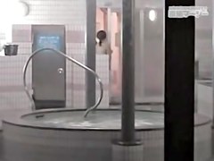 Asian women wet and sexy in the showers clip