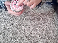 Asmr Foot Moisturising Routine (cream + Whispers)
