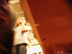 Ass jeans scenes with teen 18+ amateur on shopping