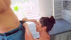 August grabs Sean to suck and fuck