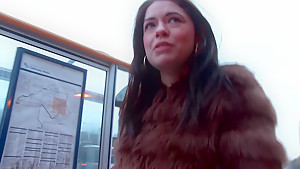 Ava Dalush flashing in public