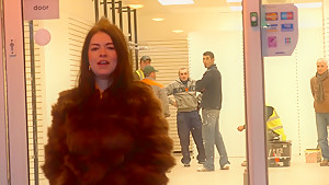 Ava Dalush flashing in public