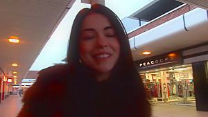 Ava Dalush flashing in public