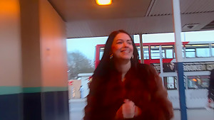 Ava Dalush flashing in public