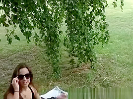 Awesome public sex adventure with hot babe