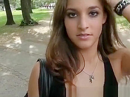 Awesome public sex adventure with hot babe