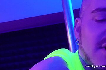 Axel Abysse In Surreal Neon Gooey Fisting