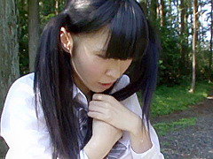 B2K1805-A who can't stand it on her way home from school and gets fucked by a park manager