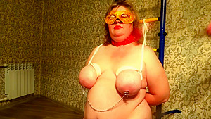 BBW slave slut cocksucking