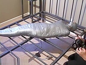 BDSM taped bondage