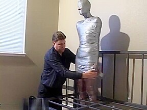 BDSM taped bondage