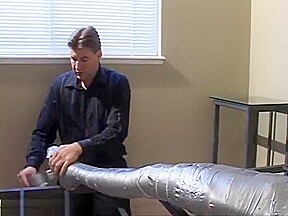 BDSM taped bondage