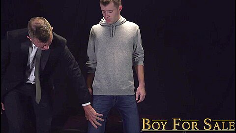 BOYFORSALE - Cute boy obeys master and shoots bucketfuls on command